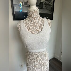 Teddy tank top white